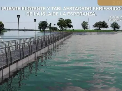 Primer Puente Flotante en Altamira Unirá La Palapa con Isla de la Esperanza