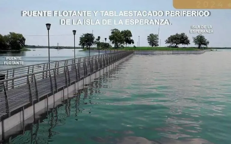 Primer Puente Flotante en Altamira Unirá La Palapa con Isla de la Esperanza