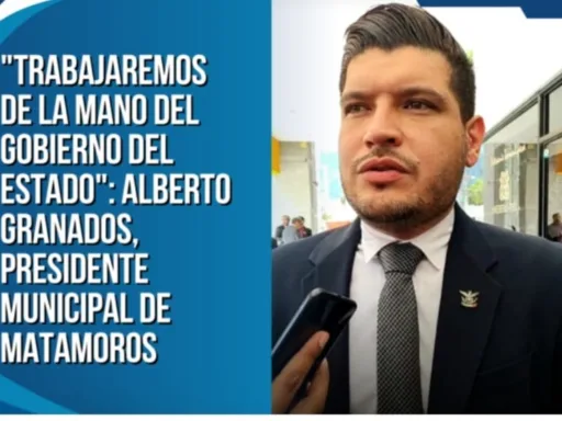 📢 El alcalde de Matamoros, Alberto Granados, reafirma la colaboración con el Gobierno del Estado para implementar proyectos clave que beneficiarán a todos los matamorenses.