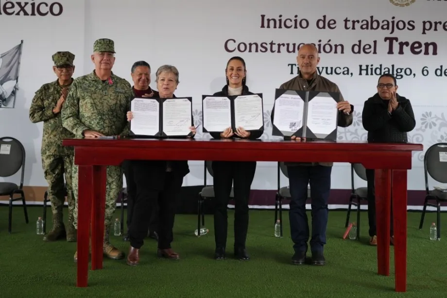 Claudia Sheinbaum encabeza inicio del Tren México-Pachuca