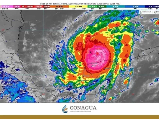 Prevén lluvias intensas en Quintana Roo y Yucatán, muy fuertes en Campeche