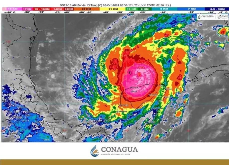 Prevén lluvias intensas en Quintana Roo y Yucatán, muy fuertes en Campeche