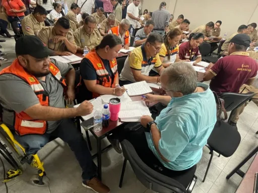 Capacitación constante para fortalecer a Protección Civil y Bomberos de Tampico