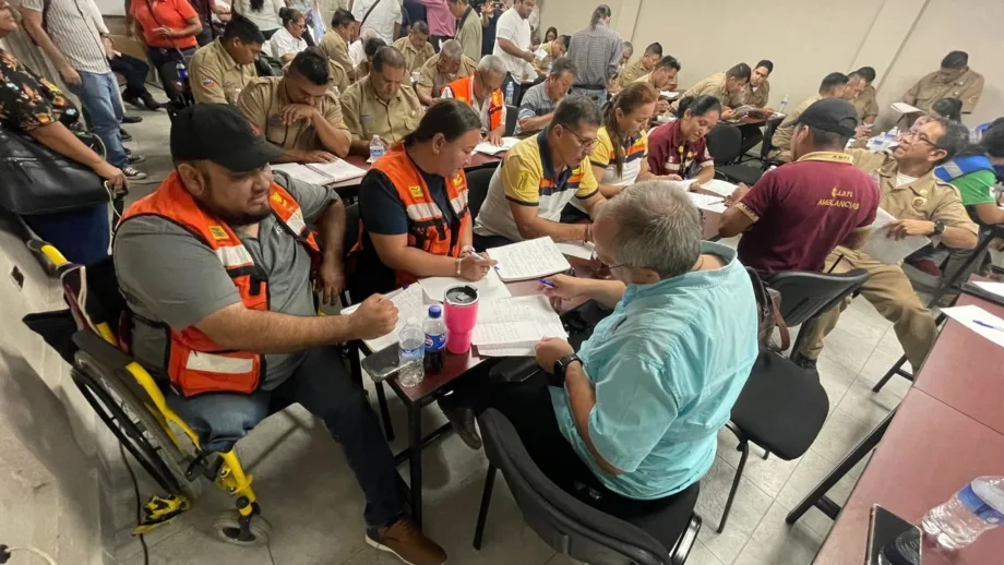 Capacitación constante para fortalecer a Protección Civil y Bomberos de Tampico