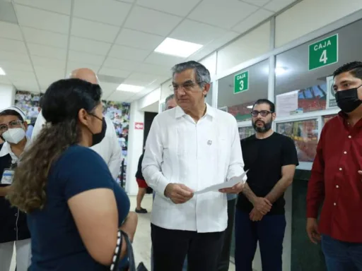 Américo Villarreal supervisa mejoras en el Hospital Civil de Ciudad Victoria