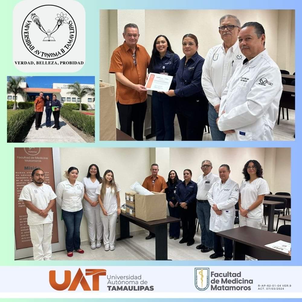 Facultad de Medicina en Matamoros recibe importante donativo