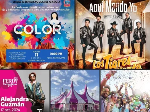 Actividades en la Feria Tamaulipas hoy, 17 de octubre