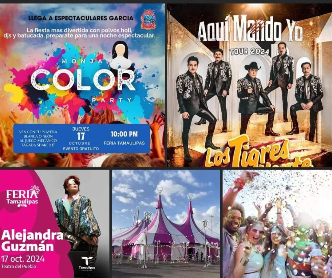 Actividades en la Feria Tamaulipas hoy, 17 de octubre