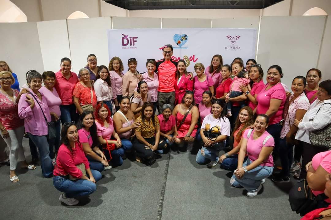 DIF Ciudad Madero Realiza Exitoso “Trenzatón 2024” en el Marco del Día Mundial de la Lucha contra el Cáncer de Mama