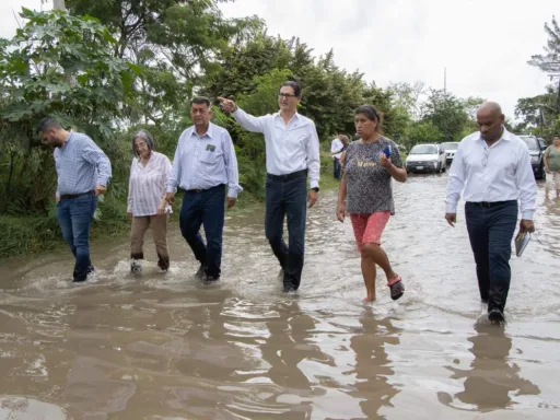 Cd Madero: Erasmo González Ordena Liberar Desfogue de Aguas en Drenes Pluviales