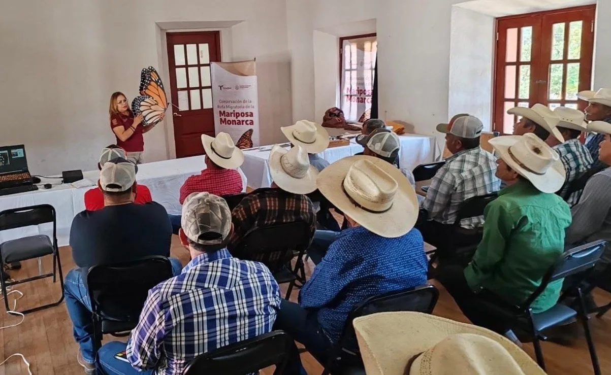 Capacitación para Proteger a la Mariposa Monarca: Ejidatarios se Suman al Esfuerzo