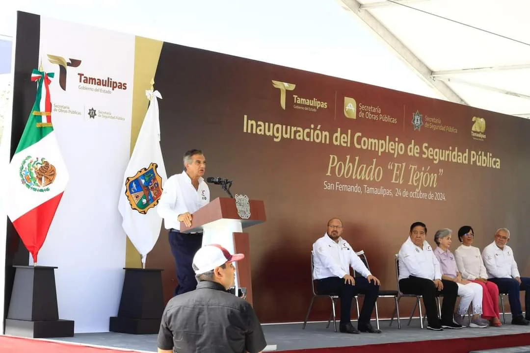 Inaugura Américo Villarreal Nuevo Complejo de Seguridad Pública en San Fernando