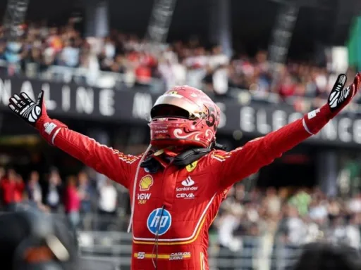 Carlos Sainz gana el GP de México y 'Checo' vive una pesadilla en casa