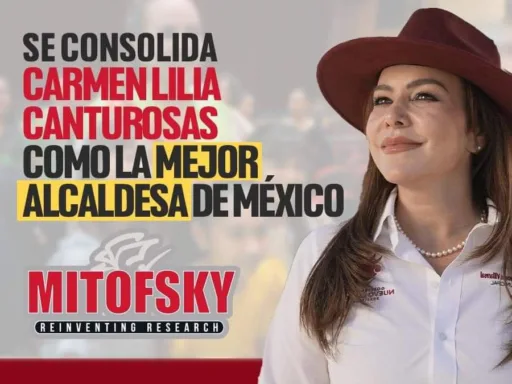 Carmen Lilia Canturosas tiene la aprobación ciudadana más alta a nivel nacional: Mitofsky y El Economista