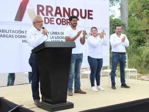 Gobierno de Américo Villarreal inicia obra en Abasolo