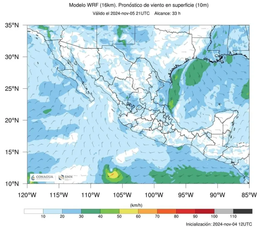 #ATENCIÓN: Protección Civil anuncia la entrada del frente frío número 7 que traerá un norte con fuertes ráfagas de viento