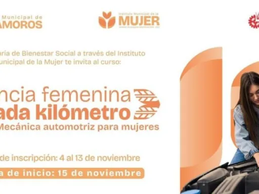 Inicia el taller de mecánica automotriz «Potencia femenina en cada kilómetro» en Matamoros