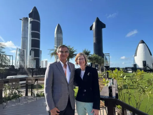 Visita del gobernador Américo Villarreal a SpaceX en Texas