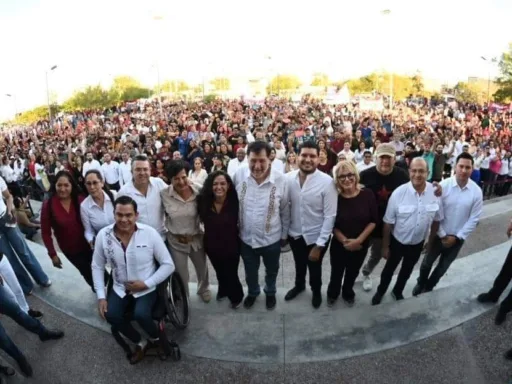 Concluyen Gerardo Fernández Noroña y Olga Sosa, asambleas informativas en Matamoros