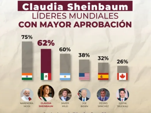 Claudia Sheinbaum: La mandataria mejor valorada en América