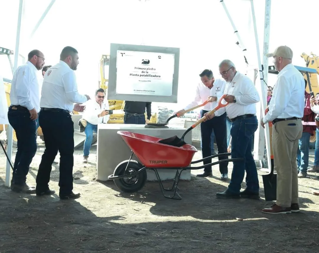 Inicia Américo Villarreal construcción de planta potabilizadora para mejorar abasto de agua a Ciudad Victoria