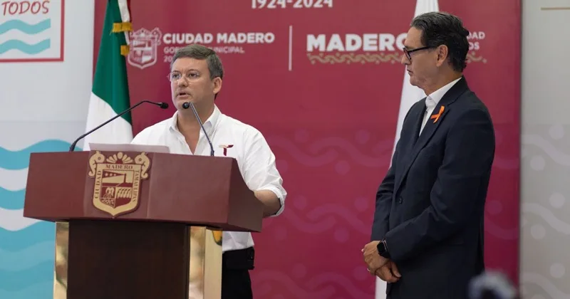 Expone COMAPA SUR avance de obras en conferencia “Mañanera” de Ciudad Madero