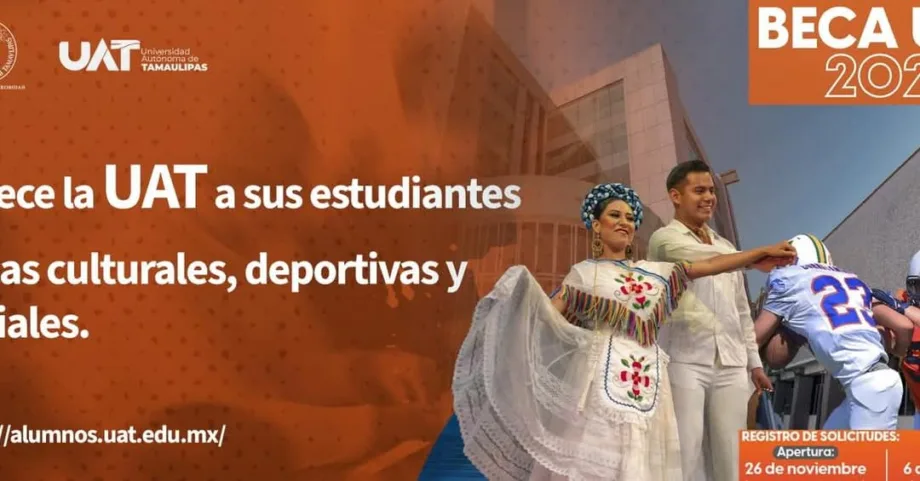 Ofrece la UAT a sus estudiantes becas culturales, deportivas y sociales