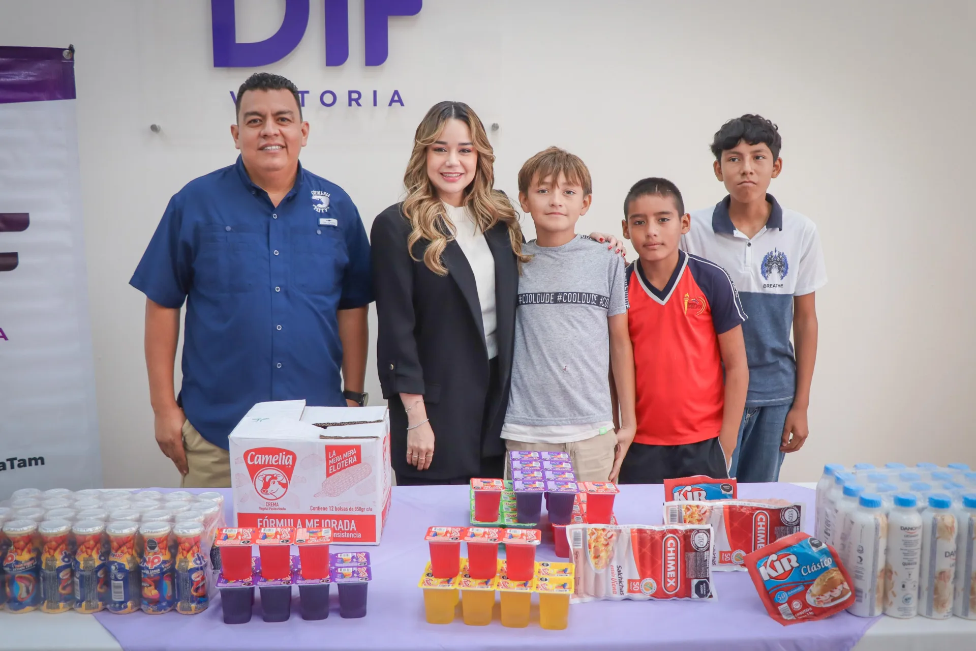 Donará Cremería Patty alimentos semanales a niñas y niños del DIF Victoria