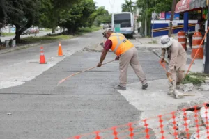 Agiliza COMAPA Sur pavimentación de calles y rehabilitación de líneas en Ciudad Madero