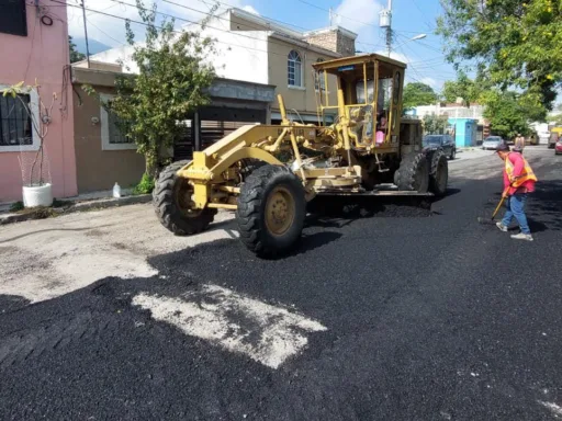 Mejoran más de 17 mil m² de calles en Ciudad Victoria