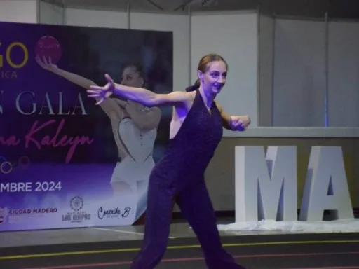 Boryana Nikolaeva, medallista en París 2024, participa en gala de gimnasia en Ciudad Madero