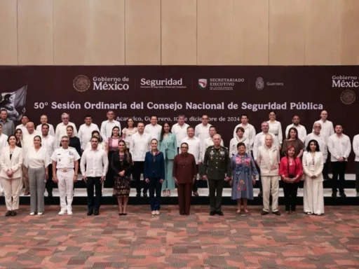 Gobernador Américo Villarreal participa en el Consejo Nacional de Seguridad Pública.