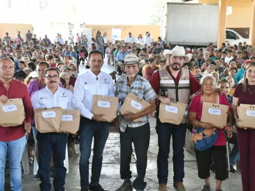 Entrega Desarrollo Rural una tonelada de filete de pescado a familias de González.