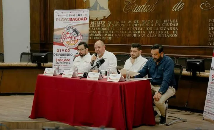 Invita Gobierno Municipal y Secretaría de Turismo Estatal al Torneo de Pesca Deportiva «Copa Tamaulipas 2025»